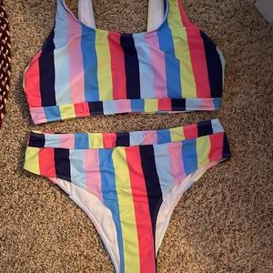 Brand new bathing suit.